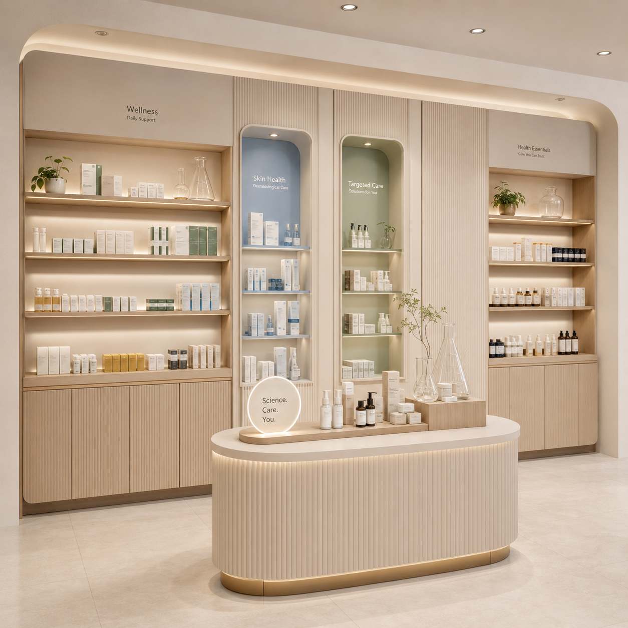 Espacio diseñado para entorno healthcare